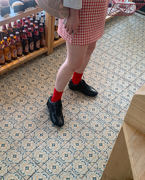 stocking socks : red