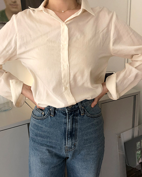 maybe simple blouse / 2color
