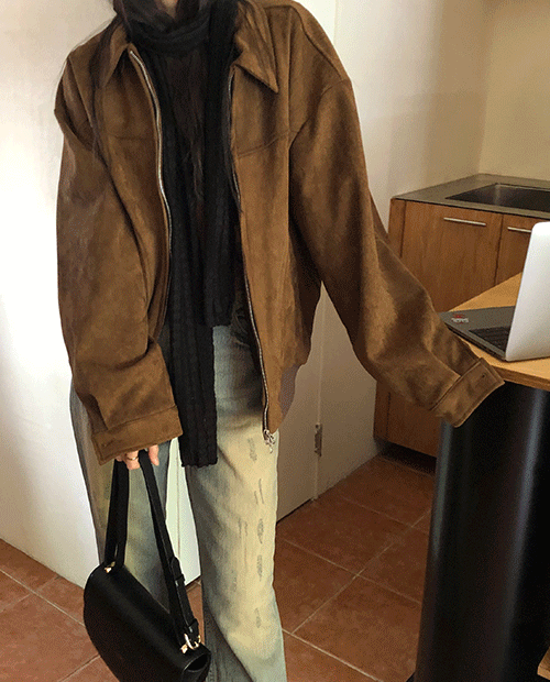 camild suede jacket / 3color