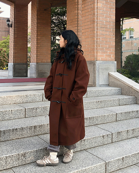 tomi duffel long coat / 3color