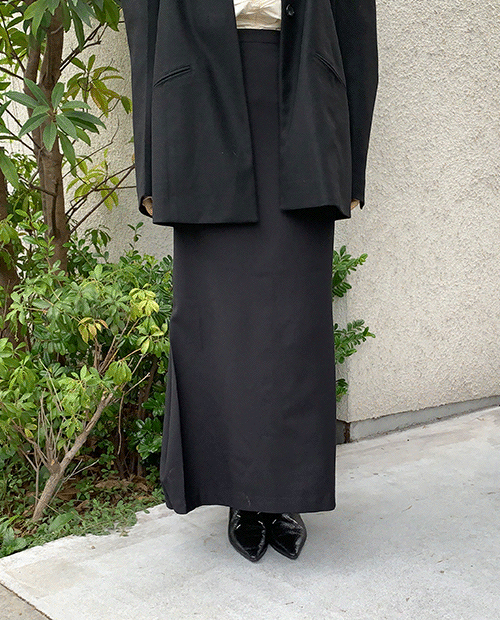 fade long skirt / 2color
