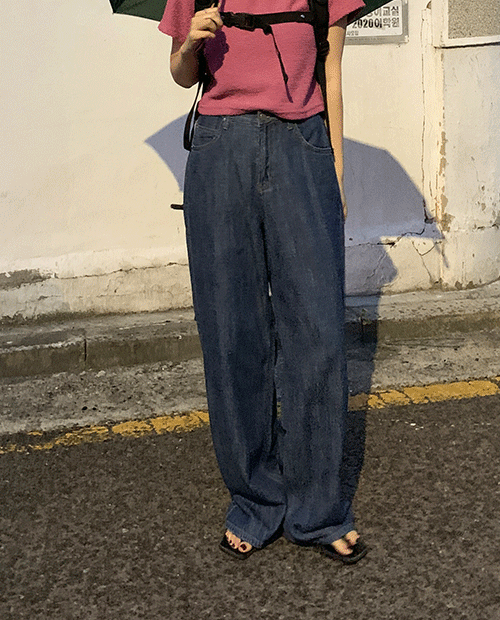 summer denim pants / 2color
